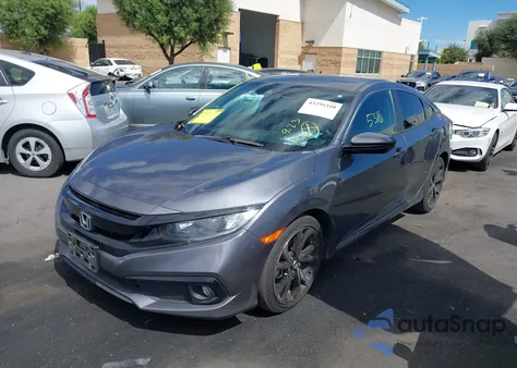 2021 Honda Civic Sport from USA, damaged, VIN 2HGFC2F86MH517297